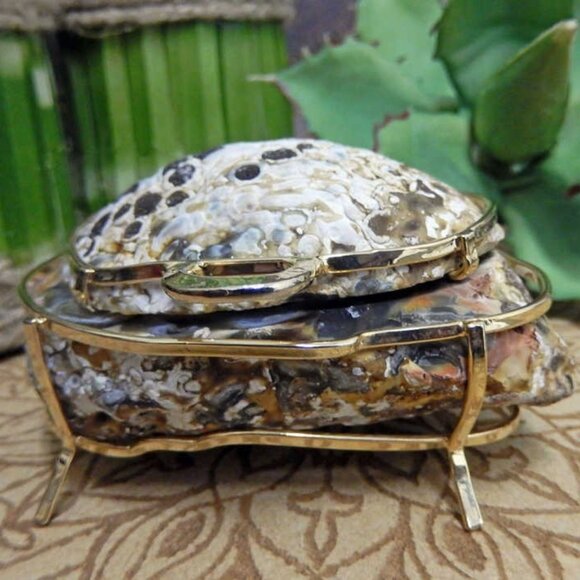 Natural Geode Jewelry Box - Druzy Boxes Geodes - Picture 5 of 8